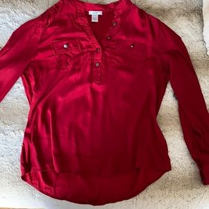 Red blouse